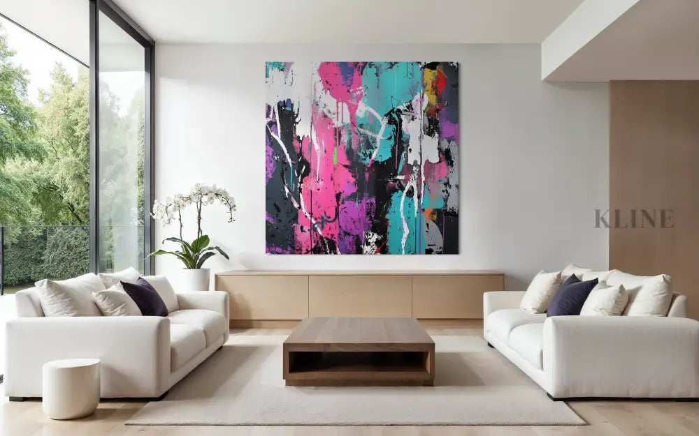 Street Energy Abstract - Hand Painting