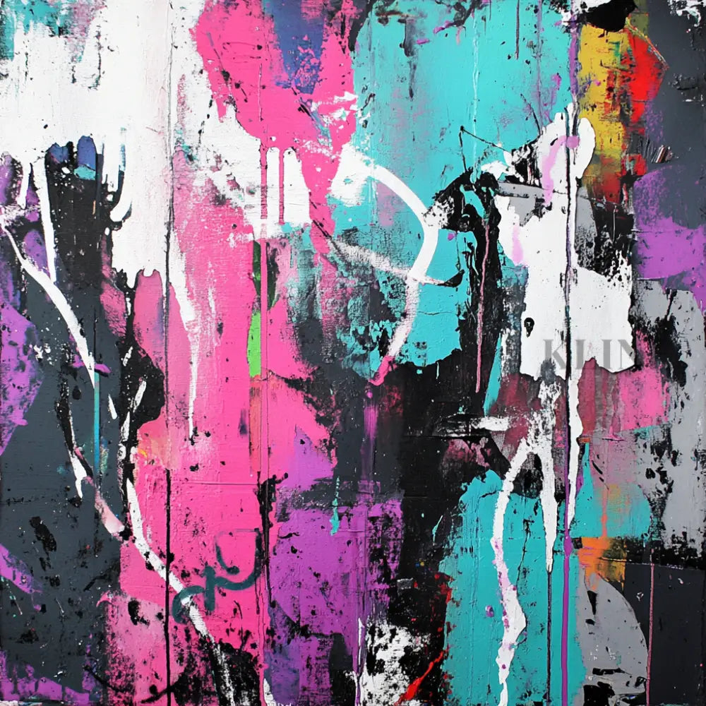 Street Energy Abstract - Hand Painting القادمون الجدد