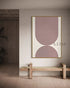 Striped Arches Burgundy - Hand Painting