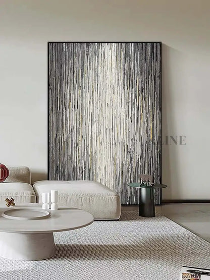 Stripes Textured Wall Art - Hand Painting