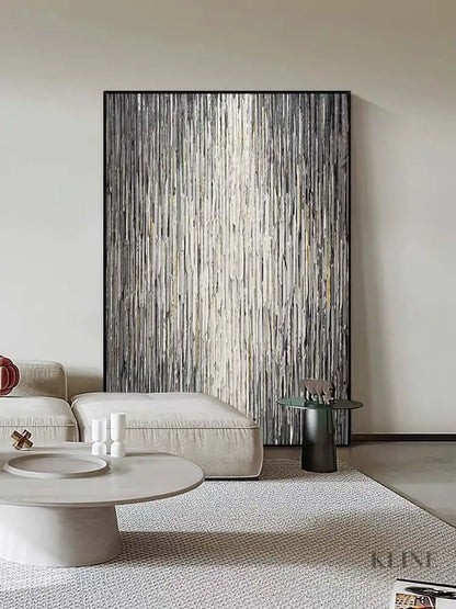 Stripes Textured Wall Art - Hand Painting