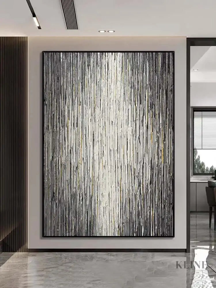 Stripes Textured Wall Art - Hand Painting