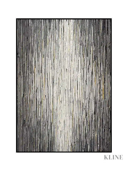 Stripes Textured Wall Art - Hand Painting