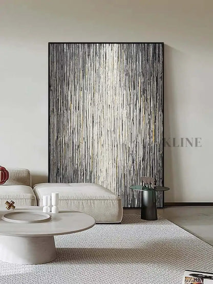 Stripes Textured Wall Art - Hand Painting