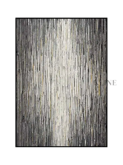 Stripes Textured Wall Art - Hand Painting