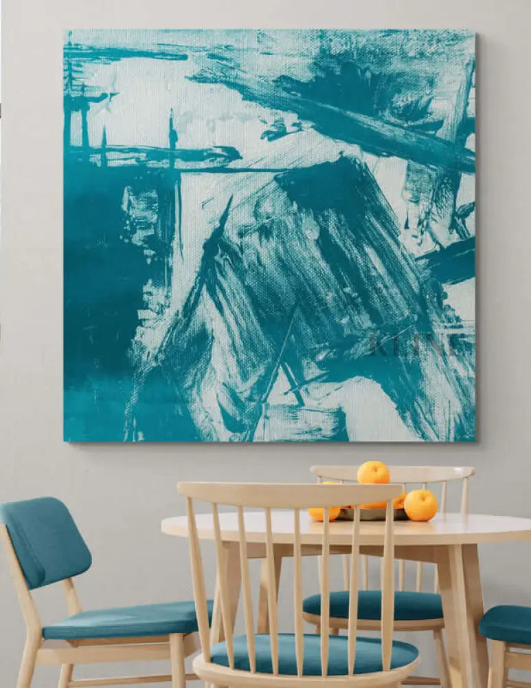 Submerso VI - Hand Painting Lounge Wall Art