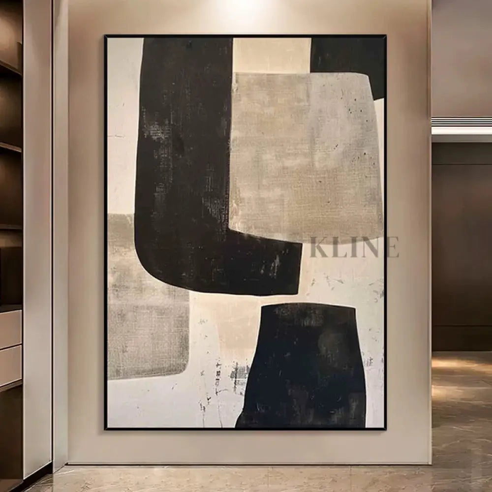 Subtle Harmony Warm Brown &amp; Beige Textured Painting - Hand Painting Black Friday Sale