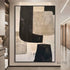 Subtle Harmony Warm Brown & Beige Textured Painting - Hand Painting