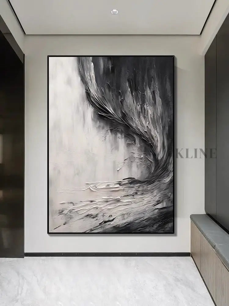 Suddenly Darkened - Hand Painting غرفة المعيشة جدار الفن