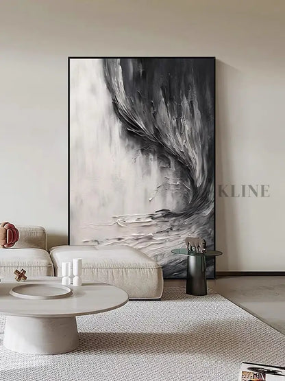 Suddenly Darkened - Hand Painting
