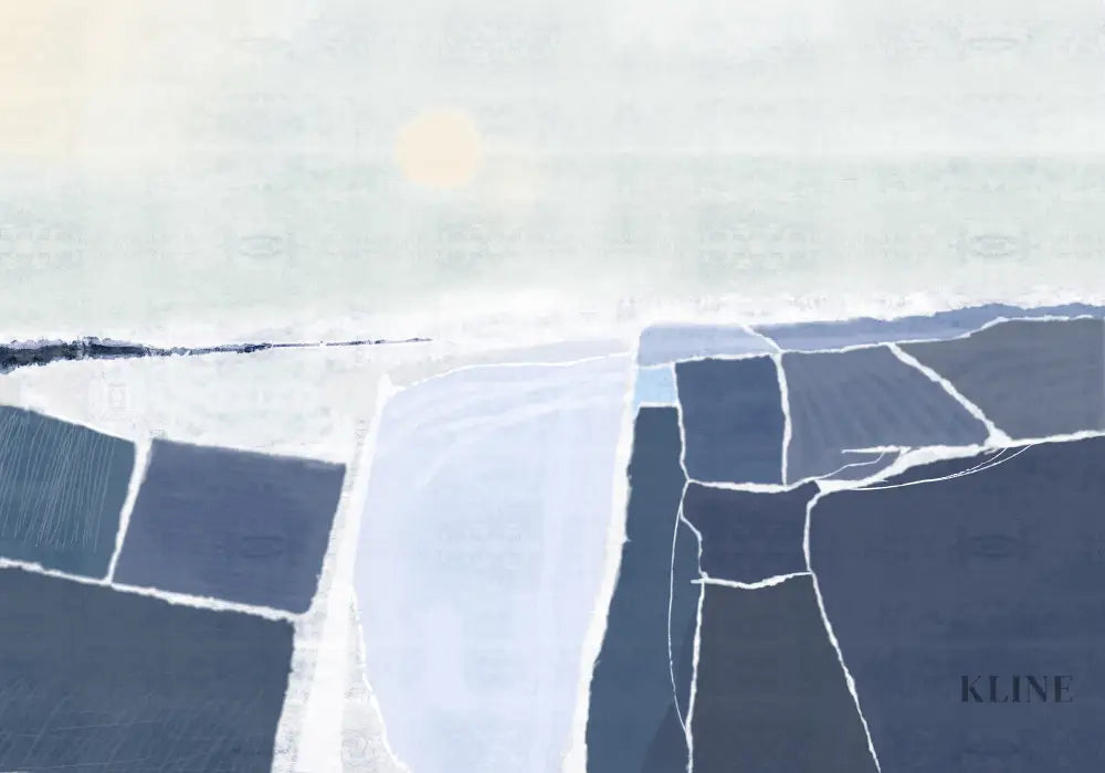 Summer Blues - Hand Painting 
