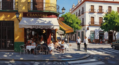 Summer of Sevilla - Hand Painting