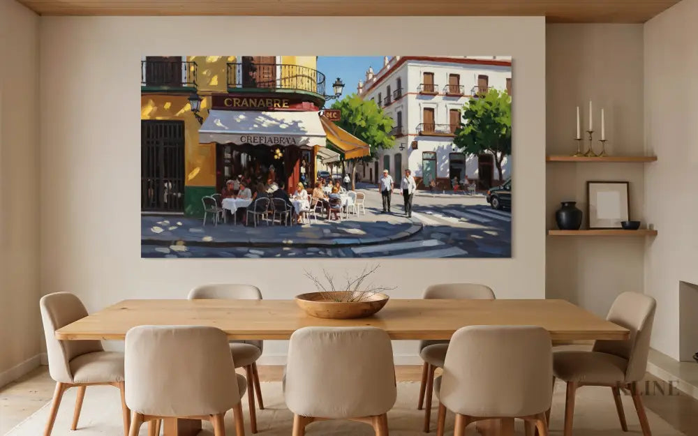 Summer of Sevilla - Hand Painting Original Paintings for Sale