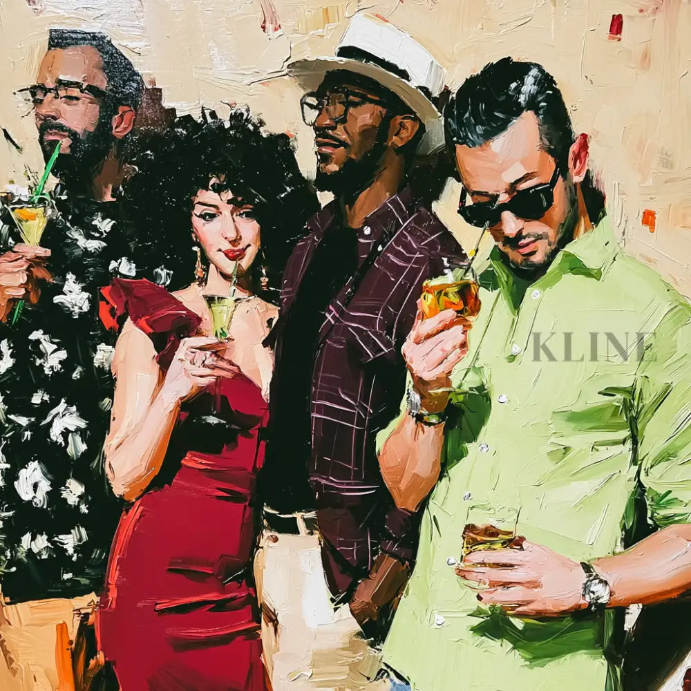 Summer Party Vibe 1 - Hand Painting القادمون الجدد