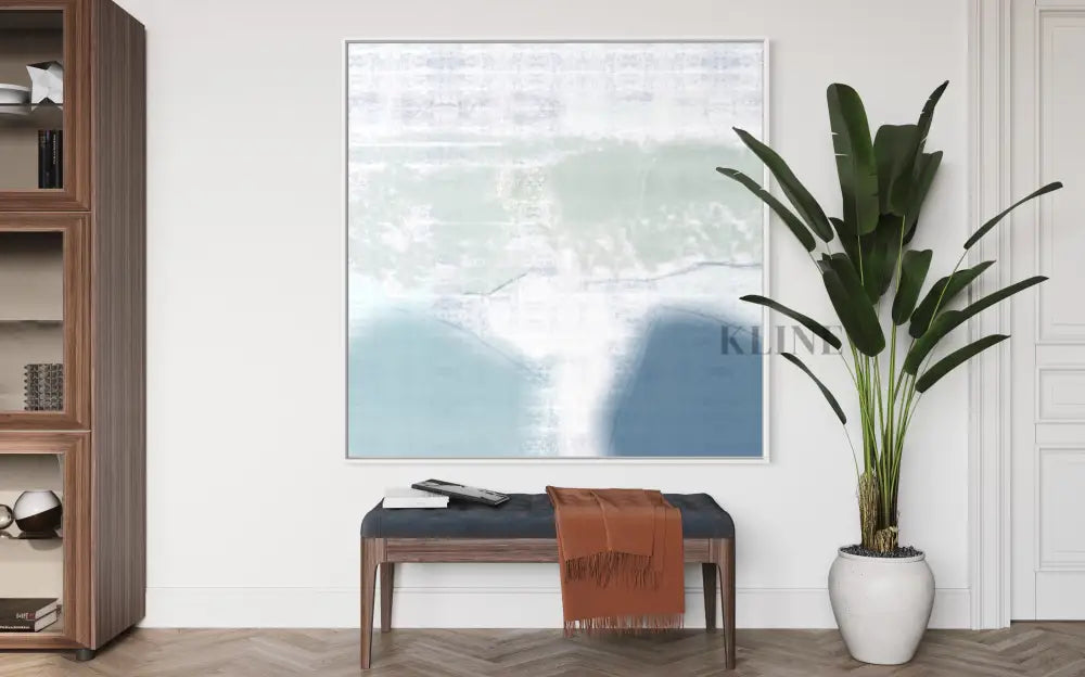 Summer Shades - Hand Painting Arte de la pared de la lona