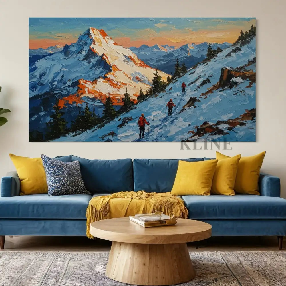 Summit Serenity 1 - Hand Painting Canvas Wall Art