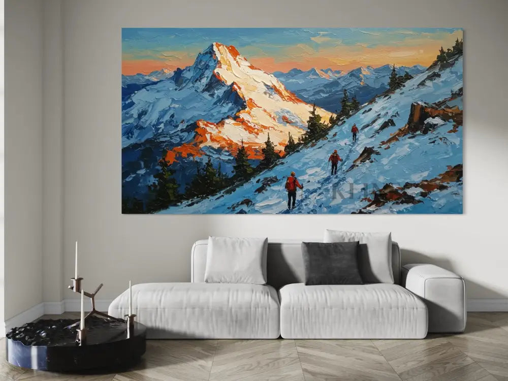Summit Serenity 1 - Hand Painting Canvas Wall Art