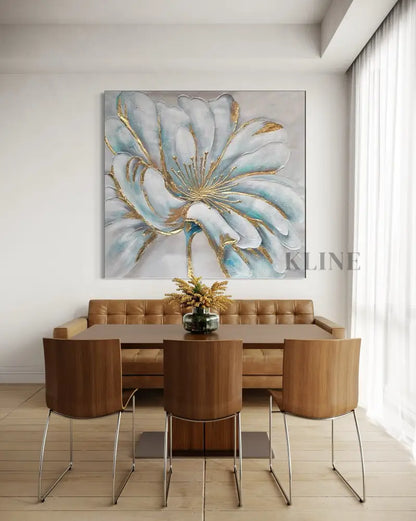 Sun-Kissed Indigo - Hand Painting