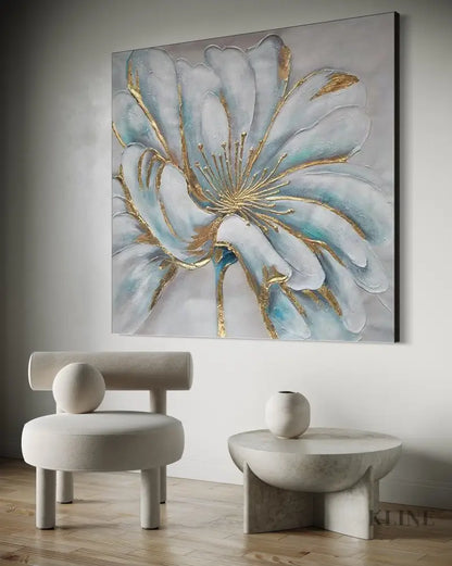 Sun-Kissed Indigo - Hand Painting