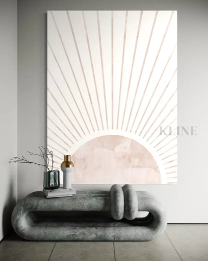 Sunbeams 1 - Hand Painting