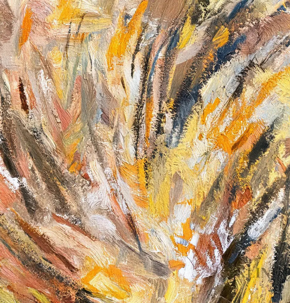 Sunburst Impasto - Hand Painting 