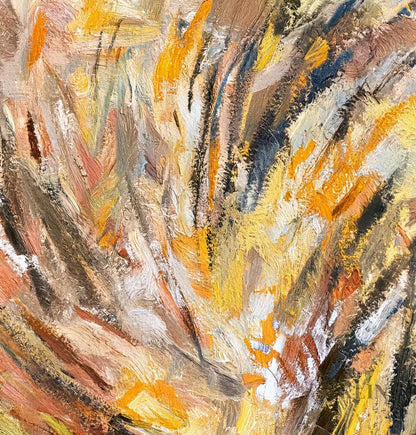 Sunburst Impasto - Hand Painting