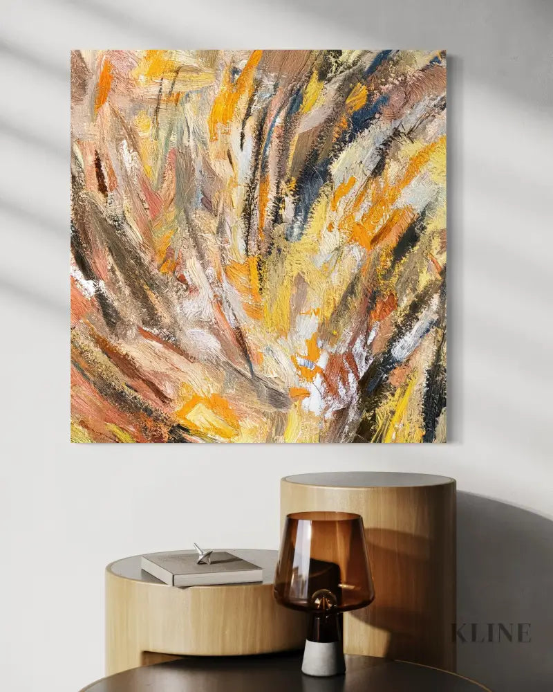 Sunburst Impasto - Hand Painting 