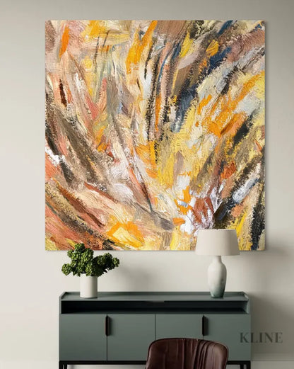 Sunburst Impasto - Hand Painting
