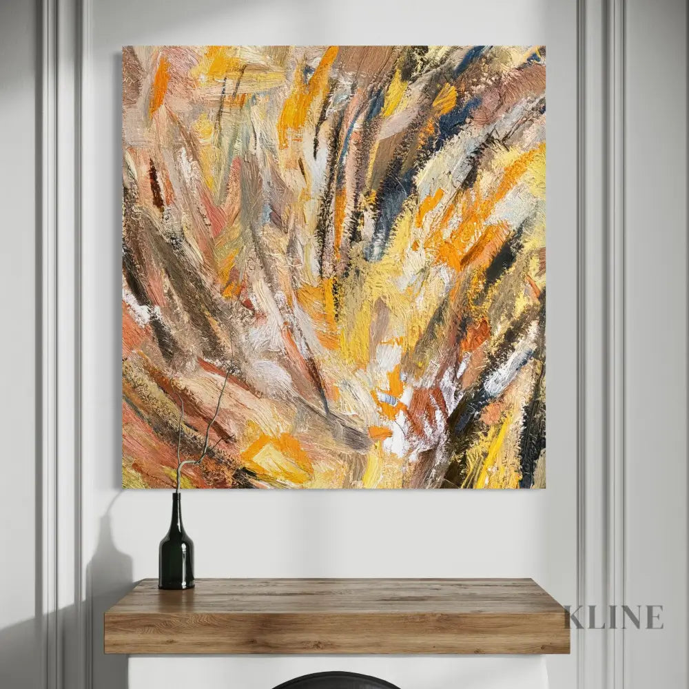 Sunburst Impasto - Hand Painting
