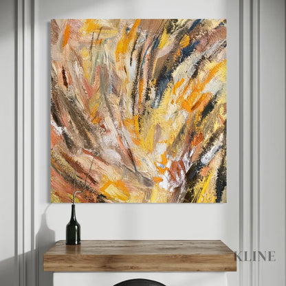 Sunburst Impasto - Hand Painting