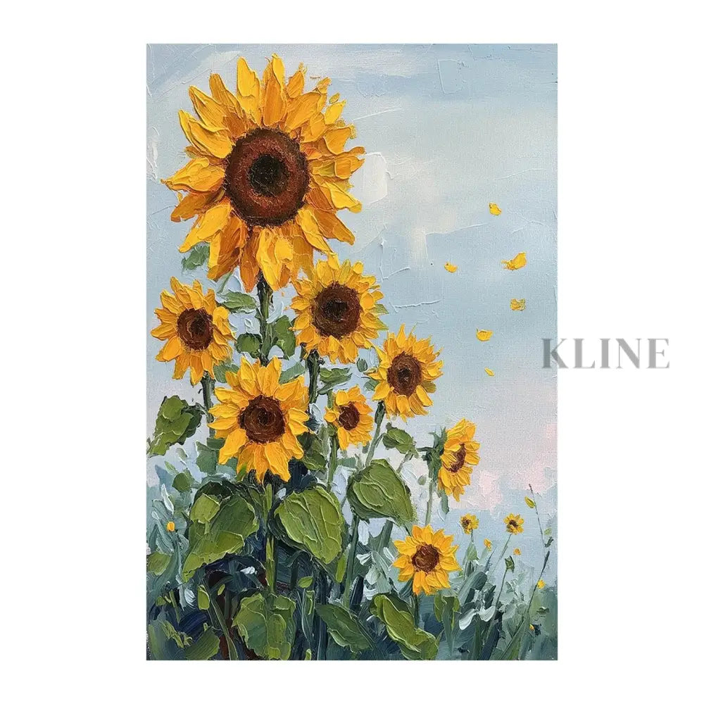 Sunlit Garden - Hand Painting