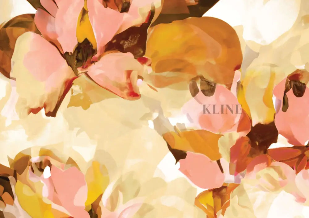 Sunny Floral - Hand Painting Leinwand-Wandkunst