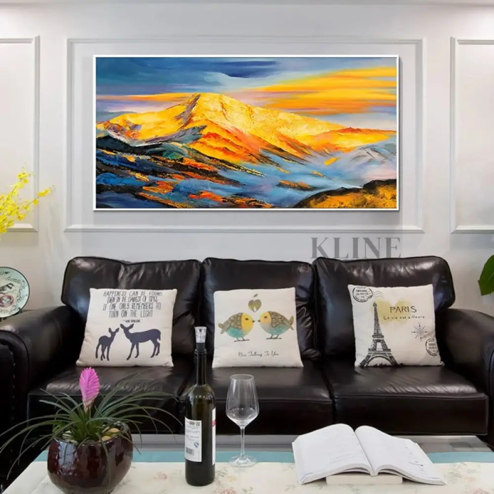 Sunrise Never Lies - Kline Collective Peintures et décoration murale d'hôtel