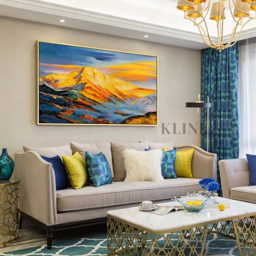 Sunrise Never Lies - Kline Collective Peintures et décoration murale d'hôtel