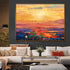 Sunset Handmade Oil Painting - Kline Collective