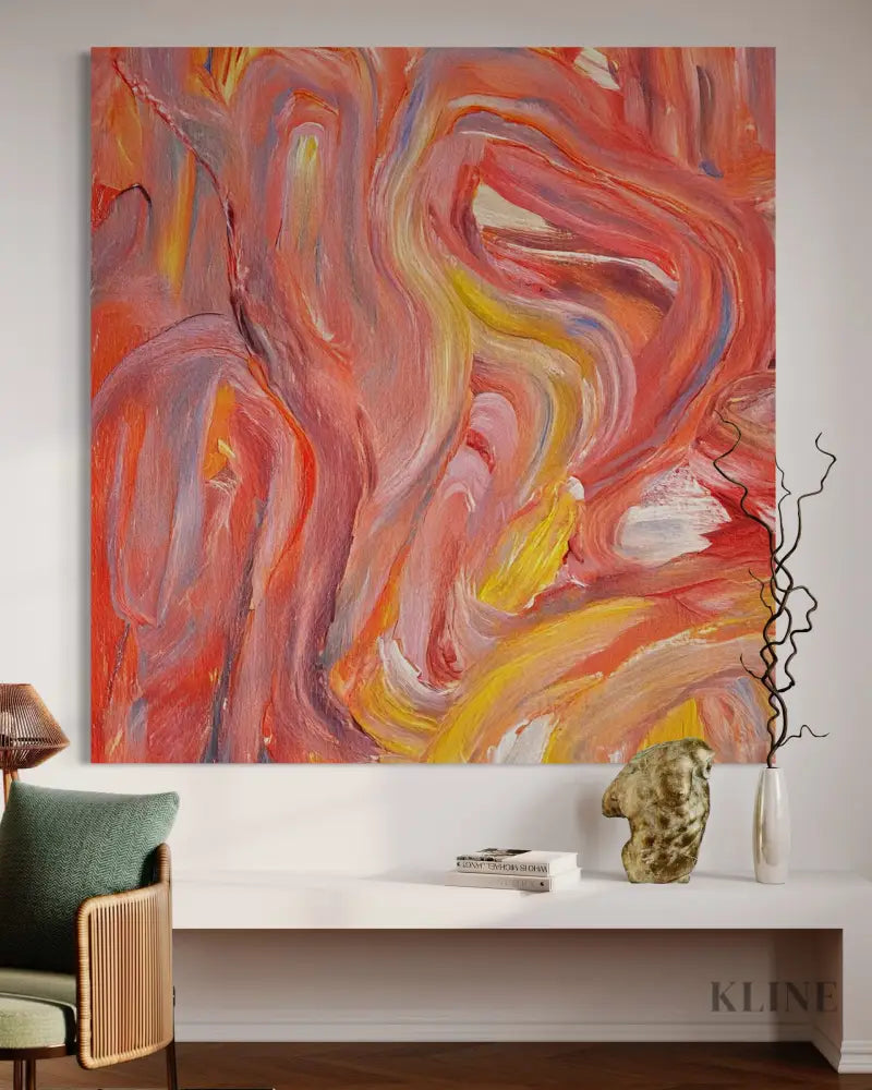 Sunset Swirls - Hand Painting