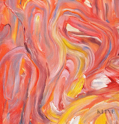 Sunset Swirls - Hand Painting