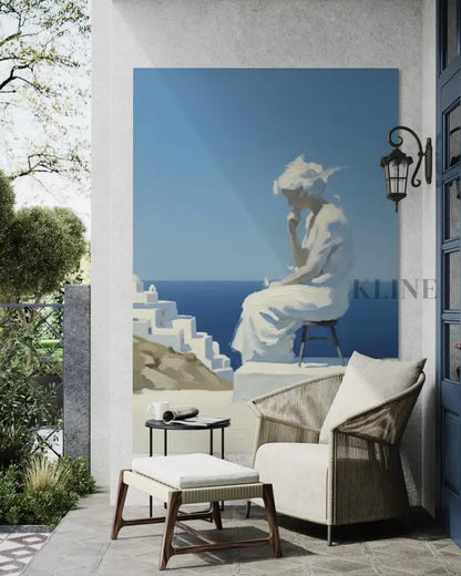 Suspended in Thought - Hand Painting