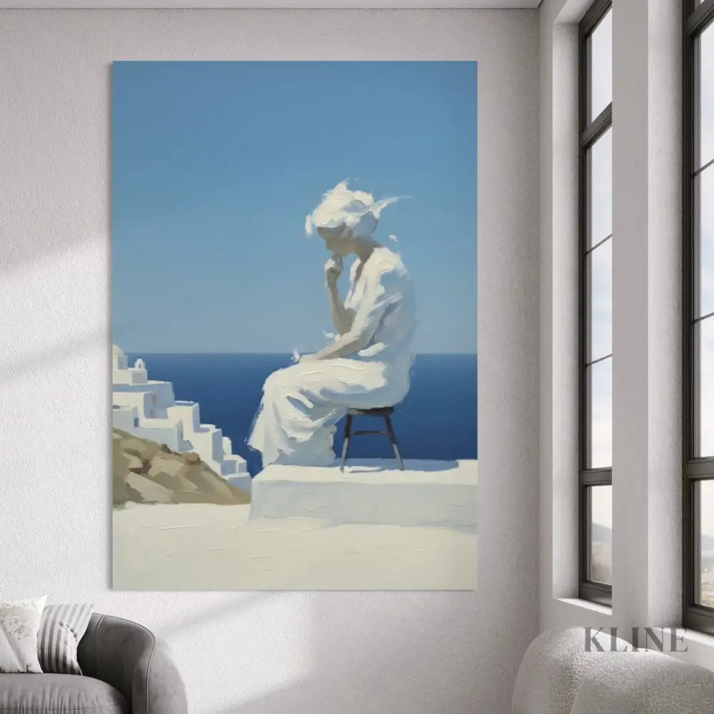 Suspended in Thought - Hand Painting