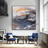 Swirl - Rolled Canvas / 51x51cm / 20x20’’ - Hand Painting