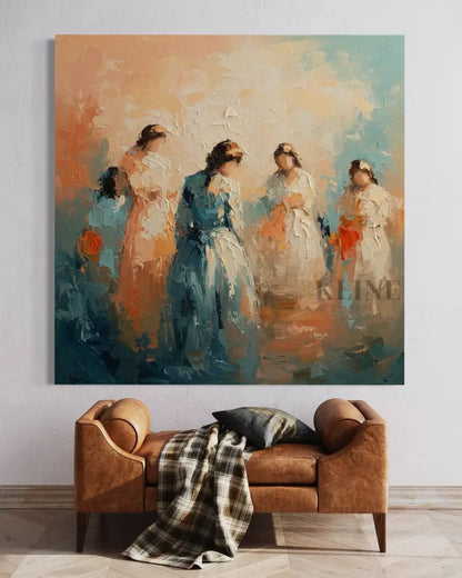 Symphony of Femininity - Hand Painting