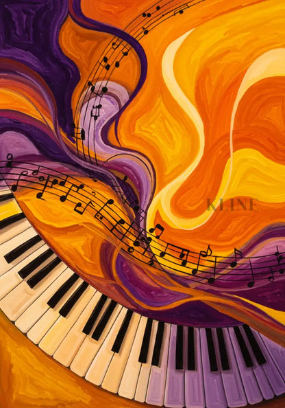 Symphony of Swirls - Hand Painting