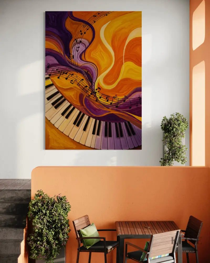 Symphony of Swirls - Hand Painting