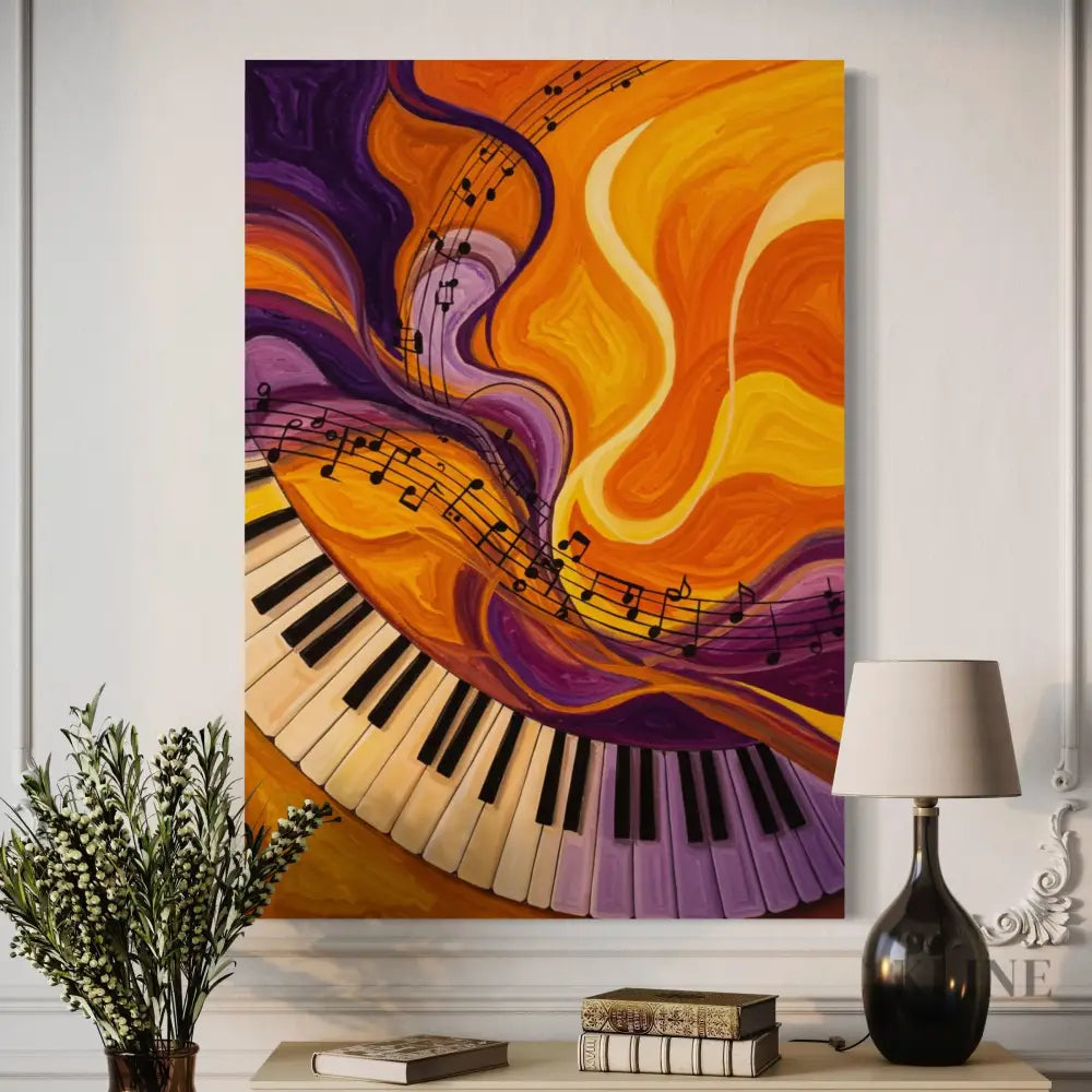 Symphony of Swirls - Hand Painting