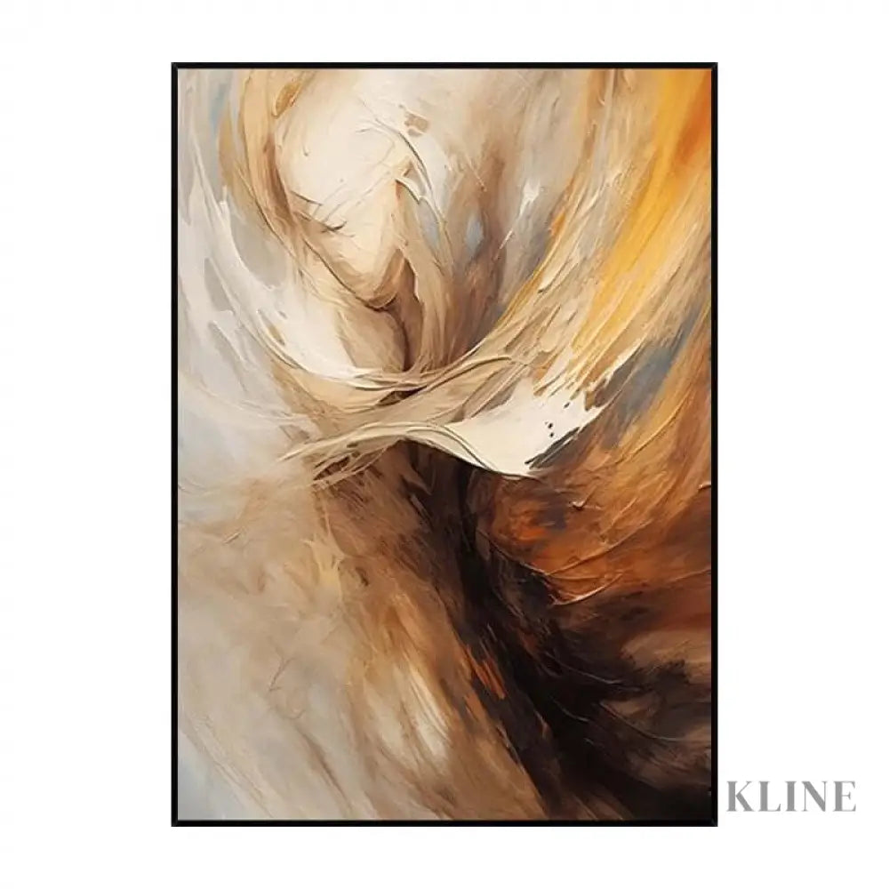 Taupe Tides - Hand Painting