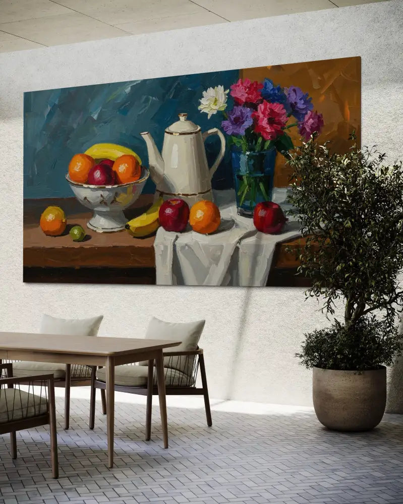 Teatime Stillness - Hand Painting Black Friday Sale