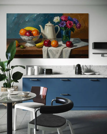 Teatime Stillness - Hand Painting