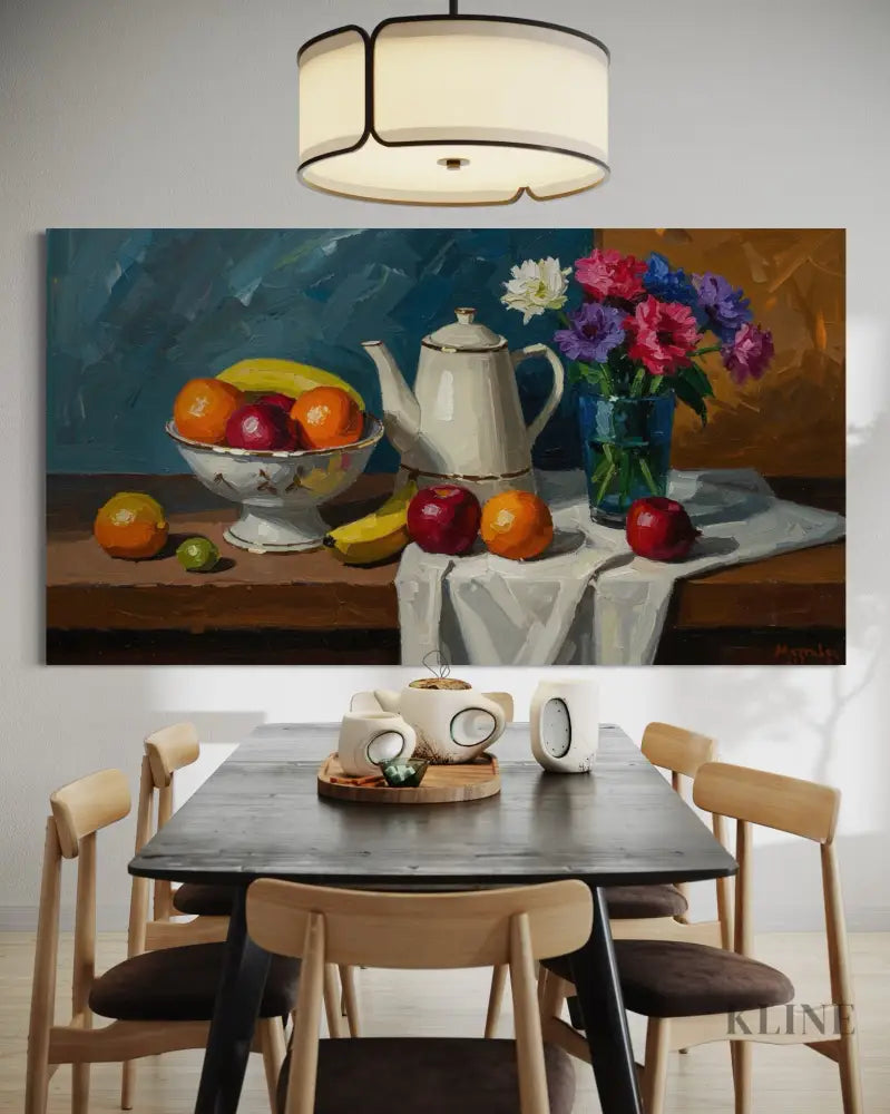 Teatime Stillness - Hand Painting 