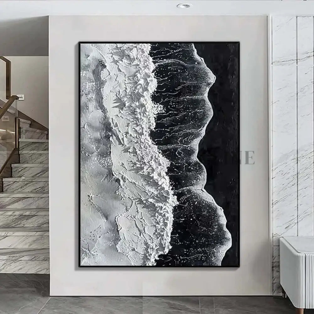 Tempest Serenade - Hand Painting Art mural sur toile