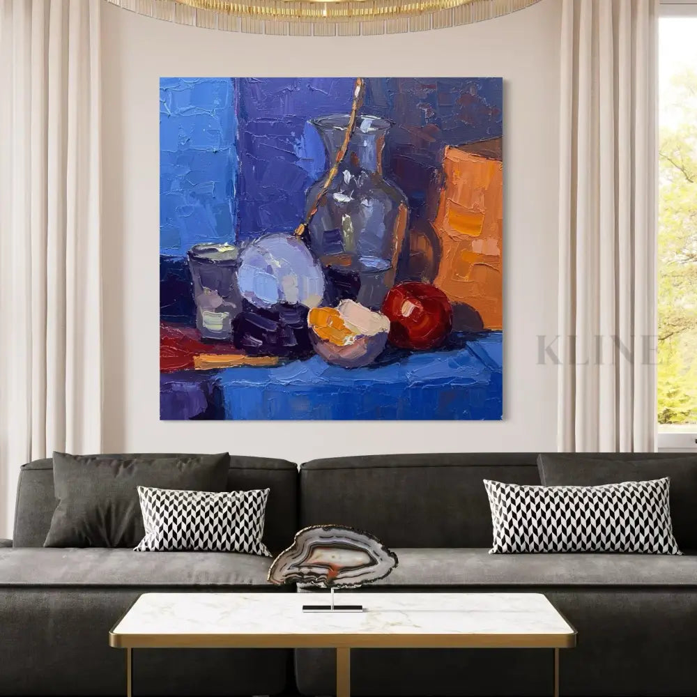 Textured Arrangement - Hand Painting Plaster Art
